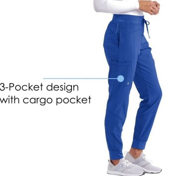 Barco One Boost Jogger Scrub Pants Blue Size S - Picture 6 of 14
